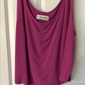 Jams World Women's Scoop Tank - Fuchsia Plum